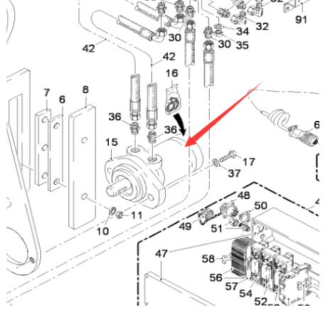 铣刨毂驱动马达修理包18253 铣刨毂驱动马达修理包18253
